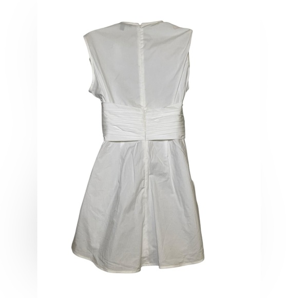 Banana Republic New NWT White Cotton Cummerbund Tank Size 0 - Picture 3 of 7